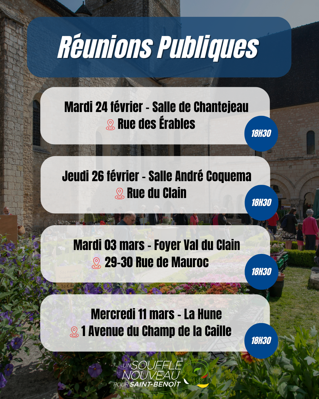 Affiche récapitulative